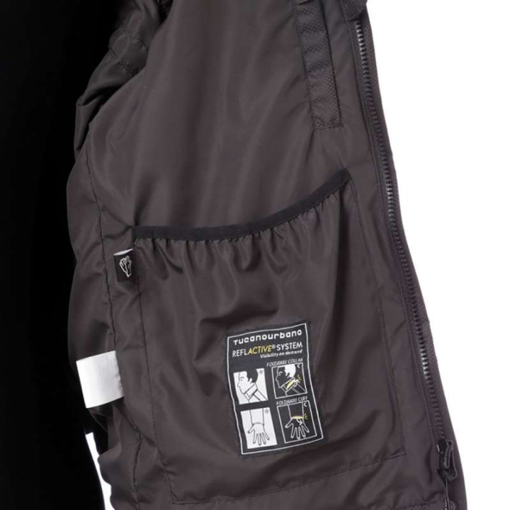 Blouson moto femme Tucano Urbano TINA Noir taille M