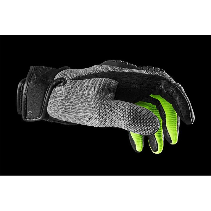 Furygan JACK summer motorcycle gloves Black/Grey/Yellow