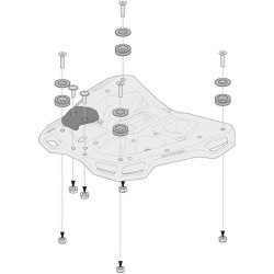 Kit d'adaptation SW-Motech ADVENTURE pour Top case TraX 2