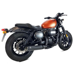 IXRACE CUSTOM BLACK muffler Hyosung BOBBER 125 2