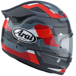 Arai QUANTIC ABSTRACT RED motorcycle helmet 2