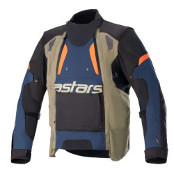 Alpinestars HALO DRYSTAR Jacket Blue/Khaki/Orange