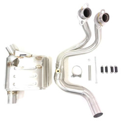 Ligne complète homologuée IXRACE MK2 INOX KAWASAKI Z650 2020 2