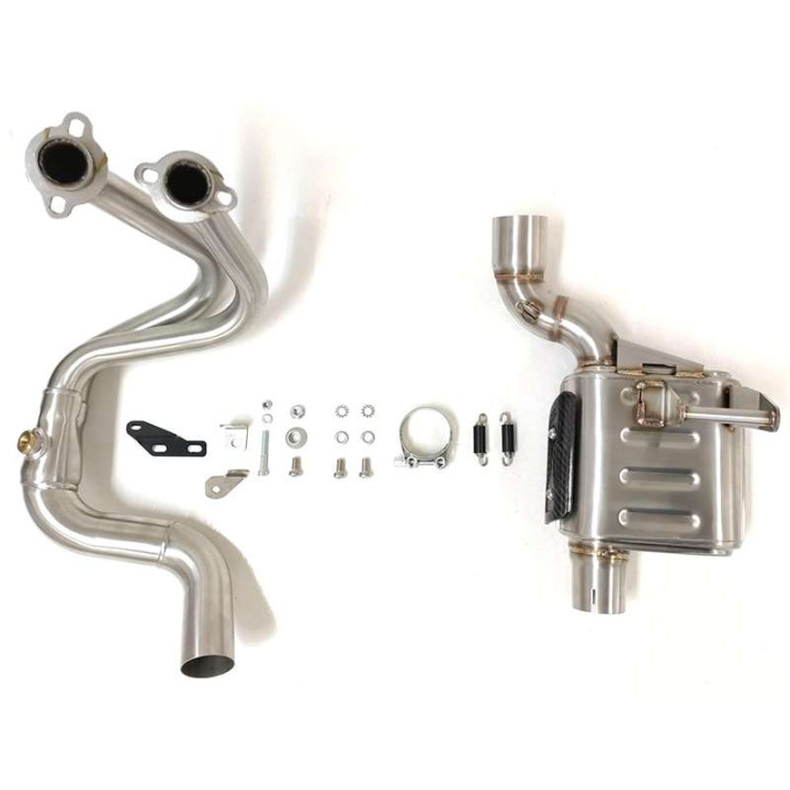 Ligne complète homologuée IXRACE MK2 INOX KAWASAKI Z650 2023-