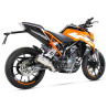 IXRACE MK2 INOX approved muffler KTM DUKE 125/390 17-20