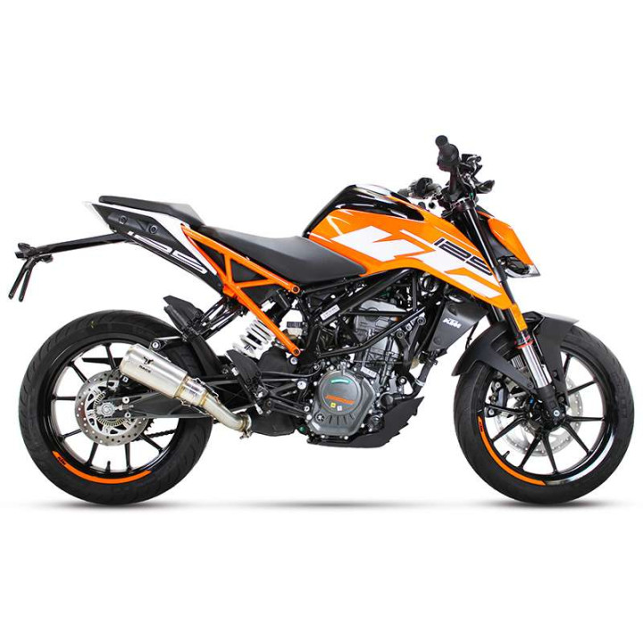 Silencieux homologué IXRACE MK2 INOX KTM DUKE 125/390 17-20
