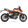 Silencieux homologué IXRACE MK1 BLACK KTM DUKE 125/390 17-20