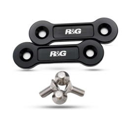 Cache-orifices de repose-pieds R&G (BLP0128BK) APRILIA TUAREG 660 22- 2