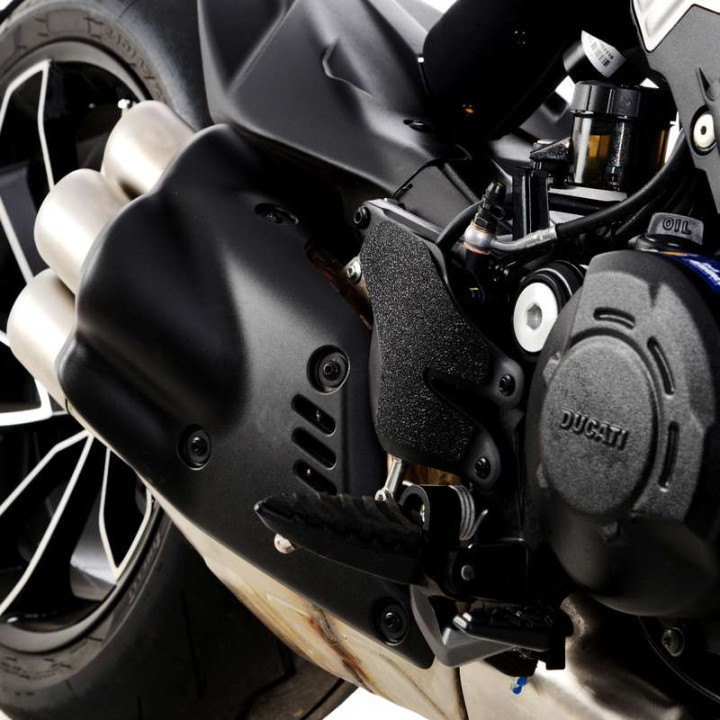 Protections adhésives cadre R&G (EZBG215BL) DUCATI DIAVEL V4