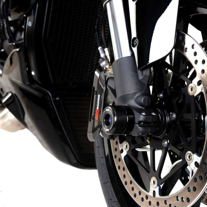 R&amp-G fork protector (FP0276BK) DUCATI DIAVEL V4