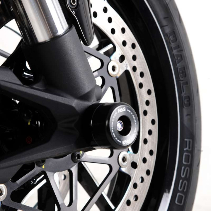 R&amp-G fork protector (FP0276BK) DUCATI DIAVEL V4