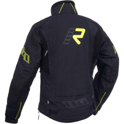 Blouson moto Rukka ARMAGATE NOIR/JAUNE 2