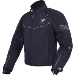 Blouson moto Rukka ARMAGATE NOIR/ARGENT