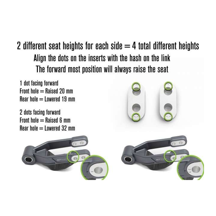 APRILIA TUAREG 660 AltRider variable-height lowering kit (TU23-6-2202)