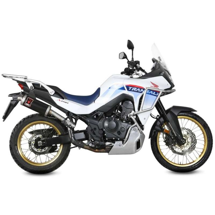 Silencieux Homologué Mivv DAKAR Inox Noir (H.087.LDKB) Honda XL750 Transalp