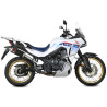 Silencieux Homologué Mivv DAKAR Inox Noir (H.087.LDKB) Honda XL750 Transalp