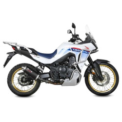 Silencieux homologué Mivv OVAL Classic Inox Noir (H.086.LZ) Honda XL750 Transalp 2