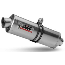 Mivv-approved muffler OVAL Classic Inox (H.086.LX1) Honda XL750 Transalp