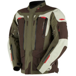 Motorcycle jacket Furygan VOYAGER 3C Coffee/Pearl/Khaki