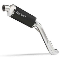 HP Corse SP-1 SHORT TITANIUM BLACK approved muffler - high flow- Honda XL750 Transalp