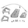 Extension pédale de frein AltRider DualControl Argent BMW R1200/1250 GS (R113-1-2532)