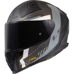 Casque moto LS2 FF811 VECTOR II CARBON GRID Noir mat/Gris 22.06