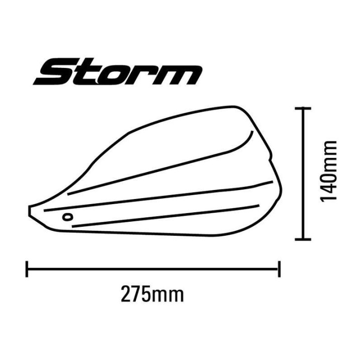 Protèges mains BARKBUSTERS STORM S1 pour guidon de 25mm