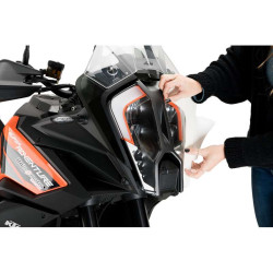Headlight cover Puig Adhere 21444W KTM 1290 SUPER ADVENTURE R/S 2