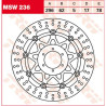 Disque de frein avant TRW MSW236 Honda CBR600F / GL1800 / VFR800 / XL1000 Varadero