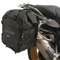 Sacoches cavalières Givi GRT720 CANYON 2x25 litres + Adaptateurs PL5112B BMW R1250GS ADVENTURE