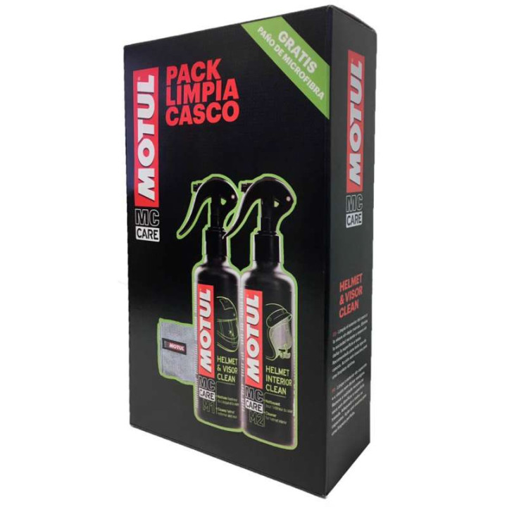 Motul MC CARE M1+M2 helmet cleaning kit