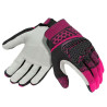 Gants moto été Tucano Urbano SUPERMANO Noir/Rose