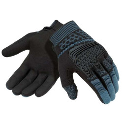 Gants moto été Tucano Urbano SUPERMANO Noir/Bleu