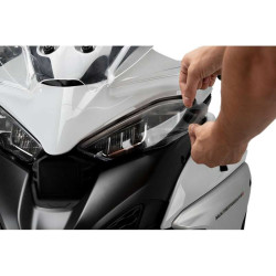 Headlight cover Puig Adhere 20761W DUCATI MULTISTRADA V4