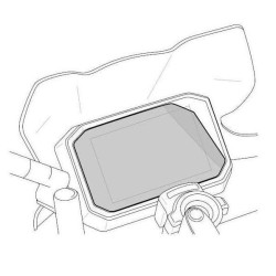 Puig counter protector (21773W) Benelli TRK 702/X