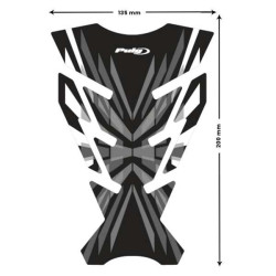 Protection de réservoir moto Puig CHALLENGE GRIS 2
