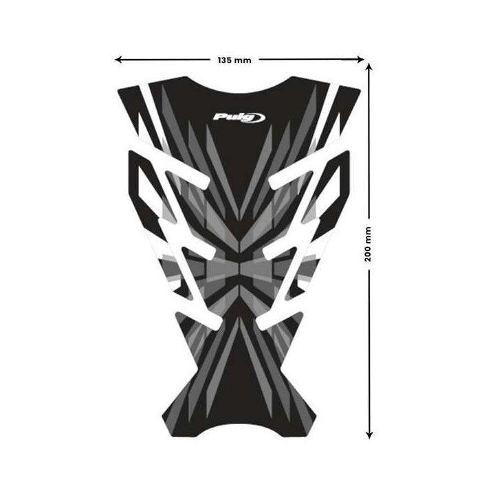 Protection de réservoir moto Puig CHALLENGE GRIS