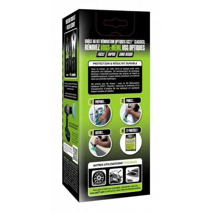 Kit rénovation des optiques GS27 Moto