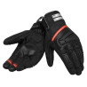 Gants moto Adventure T.UR G-FIVE HYDROSCUD® Noir/Rouge