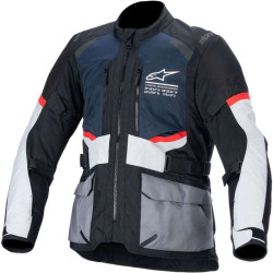 Alpinestars ANDES AIR DRYSTAR BLACK/GREY/BLUE motorcycle jacket