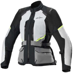 Alpinestars STELLA ANDES AIR DRYSTAR GREY/ BLACK motorcycle jacket