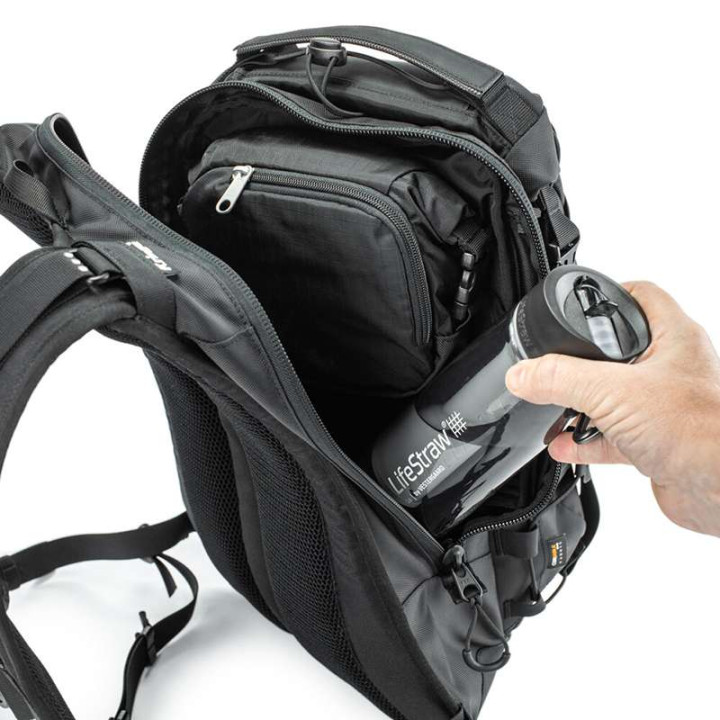 Kriega TRAIL 18 Multicam Black motorcycle backpack