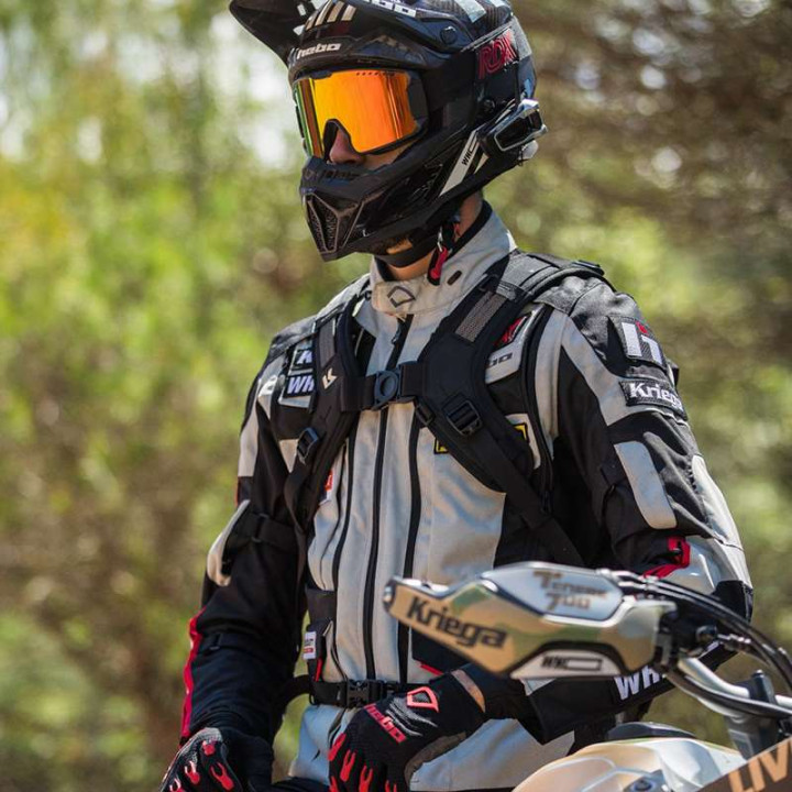 Kriega TRAIL 18 Multicam Black motorcycle backpack