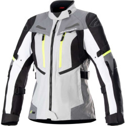 Alpinestars STELLA BOGOTA PRO DRYSTAR women's jacket Light grey / Dark grey