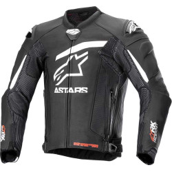 Alpinestars GP PLUS R V4 Leather Jacket Black/White