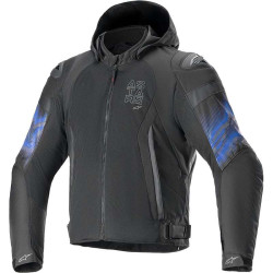 Alpinestars Zaca Air Venom Waterproof Motorcycle Jacket Black/Blue
