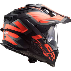 Casque moto LS2 EXPLORER MX701 ALTER Noir/Orange 22.06 2
