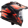 Casque moto LS2 EXPLORER MX701 ALTER Noir/Orange 22.06