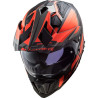 Casque moto LS2 EXPLORER MX701 ALTER Noir/Orange 22.06