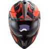 Casque moto LS2 EXPLORER MX701 ALTER Noir/Orange 22.06